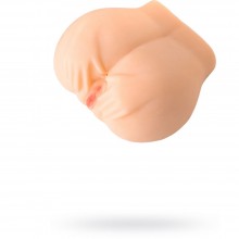 Тугие анус и вагина с вибрацией «№3» от компании ToyFa, цвет телесный, 893013, коллекция Juicy Pussy, длина 14.5 см.