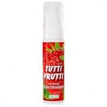 Гель-смазка «Tutti-frutti OraLove Земляника» с земляничным вкусом от лаборатории Биоритм, объем 30 мл, LB-30002, 30 мл.