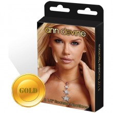 Украшение со звездочками «Gold Star» от компании Ann Devine, цвет золотой, DIA-24, One Size (Р 42-48)