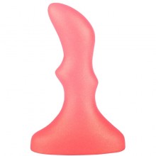 Изогнутый гелевый массажер простаты от компании Биоклон, цвет розовый, 436200, бренд LoveToy А-Полимер, из материала ПВХ, длина 10 см.