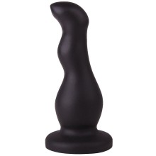 Гелевый анальный стимулятор для массажа простаты от компании Биоклон, цвет черный, 426500, бренд LoveToy А-Полимер, длина 13.5 см., со скидкой