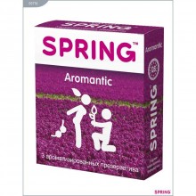 Латексные презервативы «Spring Aromantic» с ароматом тропических фруктов, упаковка 3 шт., длина 19.5 см., со скидкой