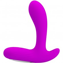 Вибро-массажер простаты «Pretty Love Backie», материал силикон, цвет фиолетовый, Baile BI-040029, длина 12.5 см.