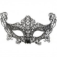 Нитяная маска в форме лисички из коллекции Theatre от компании ToyFa, цвет черный, размер OS, 708016, из материала Ткань, со скидкой