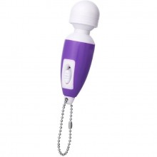 Небольшой вибратор-брелок «Adult Toys» от компании Erotist, цвет фиолетовый, 541014, длина 6.5 см., со скидкой