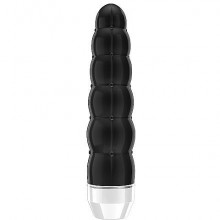 Фигурный интимный вибратор Shots Media «Lauryn» из коллекции Love Line, цвет черный, LOV001BLK, длина 15 см.