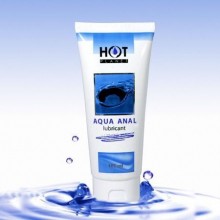 Анальная смазка на водной основе «Aqua Anal Lubricant» от компании Hot Planet, объем 100 мл, Hot Planet AQUA ANAL lubricant, 100 мл.
