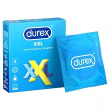 Презервативы увеличенного размера «Durex XXL», упаковка 3 шт., 3 мл.