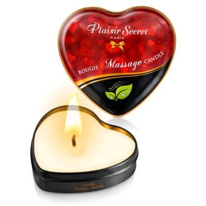 Массажная свеча с нейтральным ароматом «Bougie Massage Candle» от компании Plaisirs Secrets, объем 35 мл, 826060, 35 мл.