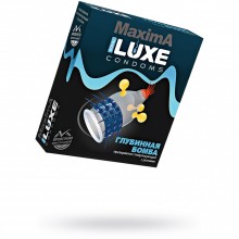 Презерватив «Maxima Глубинная бомба» со стимулирующими усиками, упаковка 1 шт, Luxe 616/1, цвет мульти, длина 18 см.