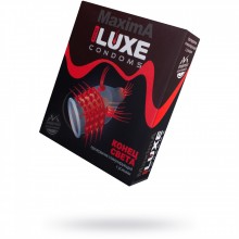 Презервативы «Maxima Конец Света» со стимулирующими усиками от компании Luxe, упаковка 1 шт, 618/1, из материала Латекс, цвет Мульти, длина 18 см.