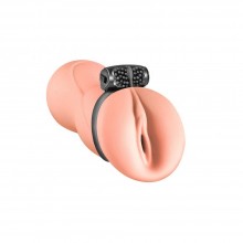 Мастурбатор вагина с вибро-кольцом «Satisfaction Magazine Nurse» от компании Lola Toys, цвет телесный, 2102-05lola, длина 12.5 см.