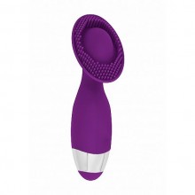 Клиторальный женский вибростимулятор «Lace 10 Speed» из коллекции Simplicity by Shots Media, цвет фиолетовый, SH-SIM063PUR
