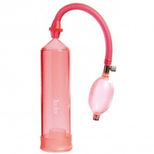 Мужская вакуумная помпа «Power Pump» от компании Toy Joy, цвет красный, TOY9142, из материала ПВХ, длина 20 см.