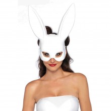 Маскарадная маска «Masquerade Rabbit Mask» от компании Leg avenue, цвет белый, размер OS, LEG2628W, One Size (Р 42-48), со скидкой