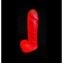 Мыло в форме члена «Фаворит», цвет красный, FS182, бренд Сувенирное мыло, из материала Мыльная основа, длина 13 см., со скидкой
