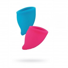 Менструальные чаши «Fun Cup» - набор А, цвет мульти, 95001, бренд Fun Factory, из материала Силикон, длина 5.3 см., со скидкой