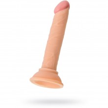 Анальный фаллоимитатор на присоске от компании Toyfa, цвет телесный, 862019, длина 12.5 см.