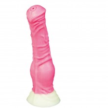 Зоо фаллоимитатор «Пони mini» от компании Erasexa, цвет розовый, zoo123, длина 18.5 см.