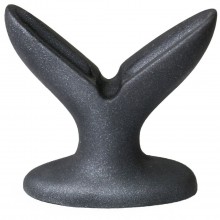 Анально-вагинальный плаг «A blooming tulip S+» от компании Биоклон, цвет черный, 429603, бренд LoveToy А-Полимер, длина 10.5 см.