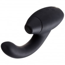 Бесконтактный клиторальный стимулятор для женщин «Womanizer InsideOut», цвет черный, WZ07AC0100, из материала Силикон