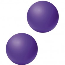 Вагинальные шарики без сцепки «Lexy Medium» из коллекции Emotions от Lola Toys, цвет фиолетовый, 4015-01Lola, диаметр 2.8 см.