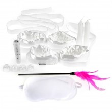 Набор для эротических игр «Honeymoon Bondage Kit» из коллекции Fetish Fantasy Series от PipeDream, цвет белый, PD2159-19, из материала Нейлон, длина 12.5 см., со скидкой