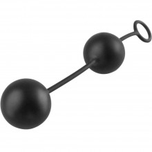 Анальные шарики из силикона «Elite Vibro Balls» из коллекции Anal Fantasy от PipeDream, цвет черный, PD4640-23, длина 13.3 см.