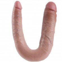  - U-Shaped Large Double Trouble   King Cock  PipeDream,  , PD5515-21,  17.8 .,  