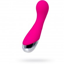 Перезаряжаемый вагинальный мини-вибратор «Adult Toys» с крупной головкой, цвет розовый, Erotist 541009, из материала Силикон, длина 15 см., со скидкой