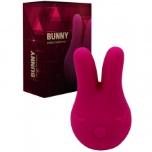 Мини вибростимулятор «Bunny» с ушками от компании RestArt, цвет розовый, RA-306, из материала Силикон, длина 9.2 см.