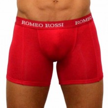 Удлиннные трусы-боксеры от компании Romeo Rossi, цвет красный, размер XL, RR7001