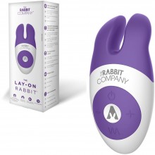Лэй-он мультискоростной кролик для женщин от компании The Rabbit Company, цвет фиолетовый, TRC-007PUR, из материала Силикон