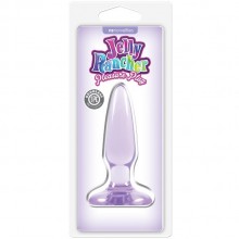 Jelly Rancher «Pleasure Plug - Mini - Purp» анальная пробка светится в темноте, цвет фиолетовый, бренд NS Novelties, из материала TPE, цвет Сиреневый, длина 8.1 см.