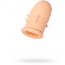 Удлиняющая насадка с усиками из серии XLover от компании ToyFa, цвет телесный, 748012, из материала Латекс, длина 6 см., со скидкой