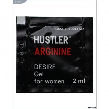 Гель-смазка стимулирующая «Arginine» от компании Hustler Toys, пробник, объем 2 мл, 37103-2, из материала Водная основа, 5 мл., со скидкой