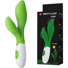 Baile «Pretty Love Owen» вибратор с клиторально-вагинальной стимуляцией, цвет зеленый, BI-014217-0402, длина 20.5 см.