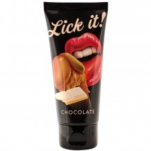 Съедобная смазка «Lick It» со вкусом белого шоколада от компании Orion, объем 100 мл, 0620696, из материала Водная основа, 100 мл.