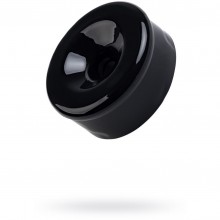 Насадка на помпу классической формы от компании Sexus Men, цвет черный, 709031, из материала TPE, диаметр 7.5 см.