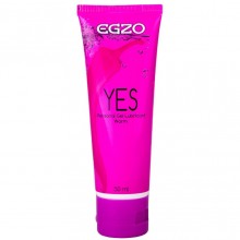 Разогревающий лубрикант на водной основе «Yes» от компании Egzo, объем 50 мл, Egzo-Yes-50, бренд EGZO , из материала Водная основа, цвет Прозрачный, 50 мл.