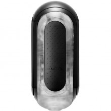 Мастурбатор «Flip Zero» с вакуумным эффектом от компании Tenga, цвет черный, TFZ-002, длина 17.5 см., со скидкой