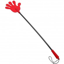 Шлепалка «Handle Me Hand Paddle» со шлепком в форме ладони от компании Frisky, цвет красный, XRAD574, из материала Силикон, длина 40.6 см., со скидкой