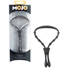 Эрекционное кольцо-лассо «Mojo Vigor» от компании Gopaldas, цвет черный, N005B1F099B1, длина 10 см.