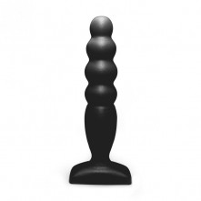 Анальный стимулятор «Large Bubble Plug» от компании Lola Toys, цвет черный, 511518lola, длина 14.5 см.