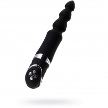 Анальный ребристый вибростимулятор от компании Erotist, цвет черный, 541309, длина 20.7 см.