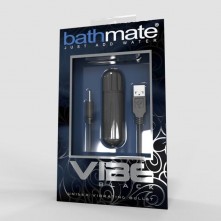 Вибропуля классической формы «Vibe Bullet» от компании Bathmate, цвет черный, 861140, длина 7.9 см.