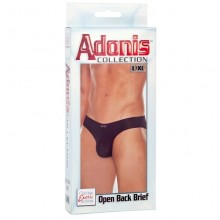Мужские трусы «Open Back Brief» из серии Adonis от California Exotic Novelties, цвет черный, размер L/XL, 4527-20BXSE