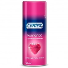 Интимная смазка-лубрикант «Plus Romantic» с ароматом клубники от компании Contex, 100 мл.