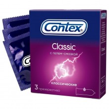 Презервативы «№ 3 Classic - Естественные Ощущения» от компании Contex, длина 18 см.