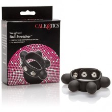 Утяжка для мошонки с грузом «Weighted Ball Stretcher» от компании California Exotic Novelties, цвет черный, SE-1413-50-3, бренд CalExotics
